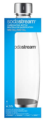 SodaStream, 1 Bottiglia per gasatore d'Acqua, Plastica, Metal, 1L