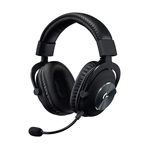 Logitech G PRO Gaming Headset Stereo Sound - Cuffia con Filli con Microfono per Gaming, con Driver Audio PRO-G da 50 mm, Alluminio, Acciaio e Memory Foam, Solo Cuffie, Nero