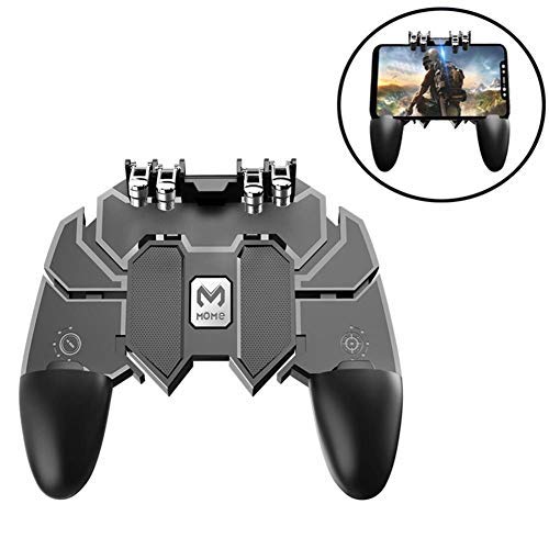 SUNSEATON Mobile Game Controller, Sensitive Shoot e Aim Keys Sensitive Controller Joystick PUBG Mobile, Gamepad a Sei Dita, per Universal Telefono