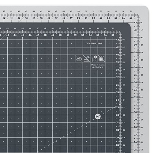 Arteza Tappetino da Taglio Autorigenerante, Base di Taglio Formato A2 (60x45 cm), Spessore 3mm, Sistema di Misura Professionale Millimetrato, Per Patchwork, Cucito Creativo, Scrapbooking, Decoupage