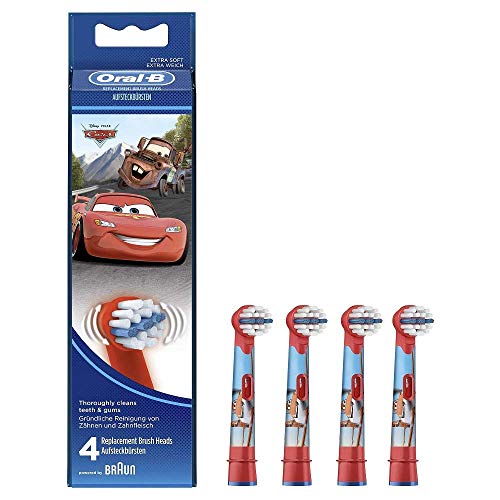 Oral B - Testine di ricambio per spazzolino elettrico per bambini, modello: 68341 Disney Cars, Multicolore (multicolor)