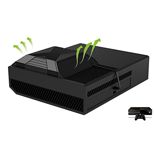 TOOGOO Per Xbox One dispositivo intercooler temperatura giu' USB dispositivo di raffreddamento clip su ventola di raffreddamento (nero)