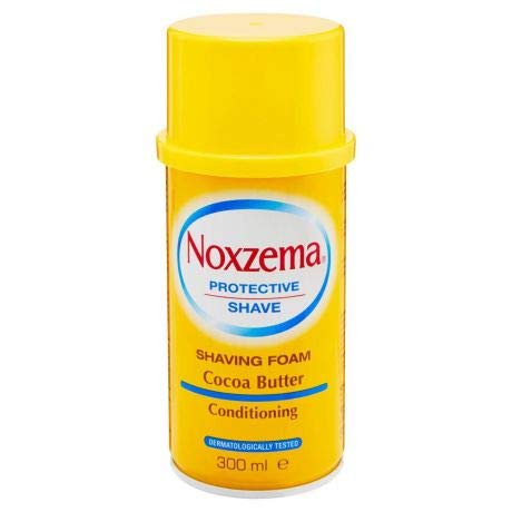 6 X NOXZEMA Shaving Foam Cream Schiuma di sapone Rasoi Cocoa Butter 300 ML