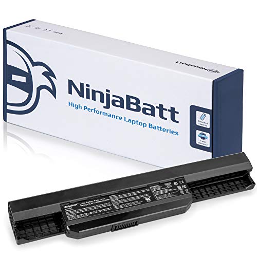 NinjaBatt Batteria per ASUS A32-K53 A41-K53 K53E K53S K53SV A53E A53S X53S X54H 07G016H31875 A43S X44H K53SD A53 A54 K53 A54C A42-K53 - Alte Prestazioni [6 Celles/4400mAh/48Wh]