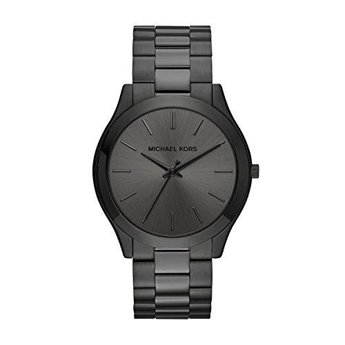 Michael Kors Orologio Analogico Quarzo Uomo con Cinturino in Acciaio Inossidabile MK8507, Nero