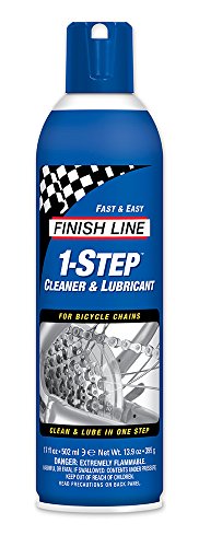Finish Line 1-Step Bicycle Chain Cleaner & Lubricant Squeeze Bottiglia, Unisex