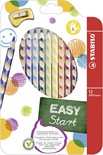Matita colorata Ergonomica - Stabilo EASYcolors - per Mancini - Confezione da 12 - Multicolore, 1 Packung