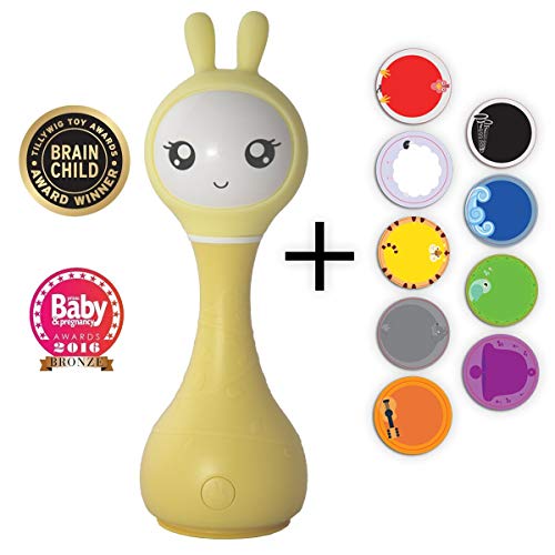 Alilo® Smart Bunny - Coniglietto Intelligente sonoro – R1 - Sonaglio per Bambini (Smart Bunny - Giallo)