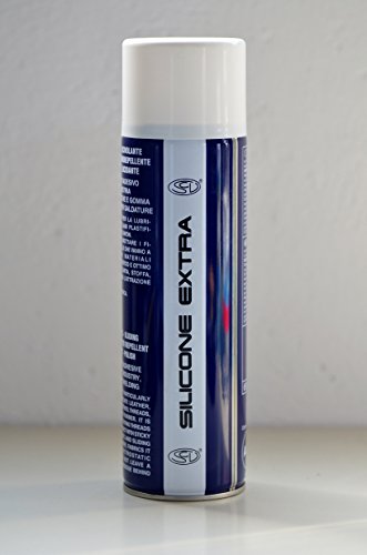 CHEMITAL Silicone antiadesivo Spray Extra ML. 500 (scivolante, lubrificante, Idrorepellente, Protettivo, lucidante)