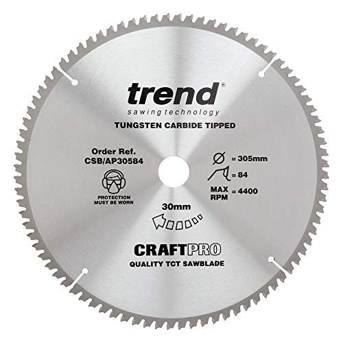 Trend CSB/AP30584-305 x 30mm 84 denti in alluminio craftpro e lama di plastica
