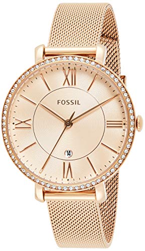 Fossil Orologio Analogico Quarzo Donna con Cinturino in Acciaio Inox ES4628