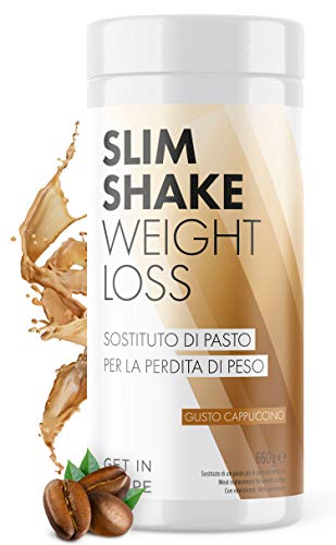 SLIM SHAKE sostituto pasto dimagrante - polvere per shake dimagranti da Get In Shape (Cappuccino)