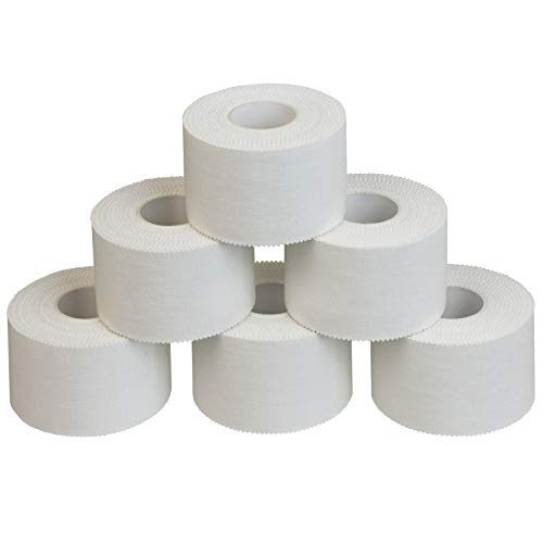 6 x Sport tape 3,8 cm x 10m, Bianco