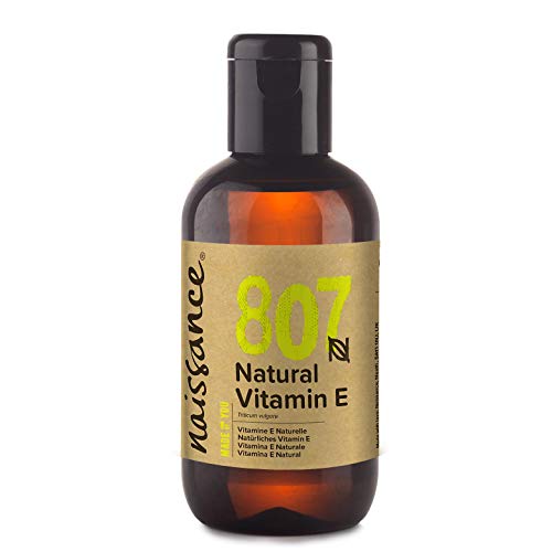 Naissance Olio di Vitamina E Naturale 100ml - Naturale, Vegano, Cruelty Free - Idratante e Rigenerante- Ideale per Aromaterapia, Cura della Pelle e dei Capelli, Formulazioni Cosmetiche