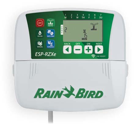 Rain Bird RZX e6i, centralina di controllo irrigatori, centralina a 6 zone, per montaggio in interni, compatibile con Wi-Fi