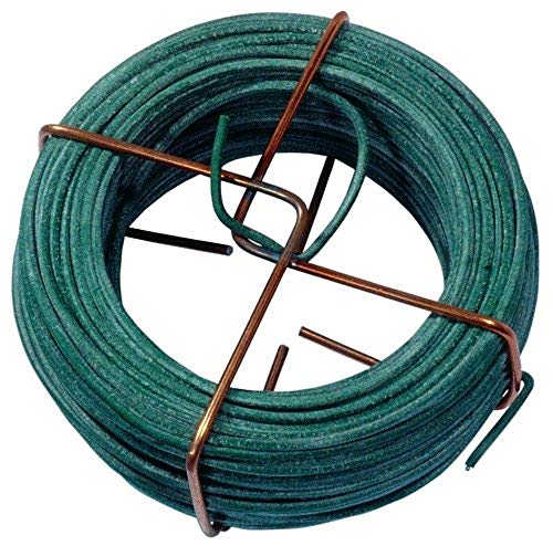 Connex FLOR78620 Filo, Ferro, Plastificato, 2.0 mm x 30 mt, Verde