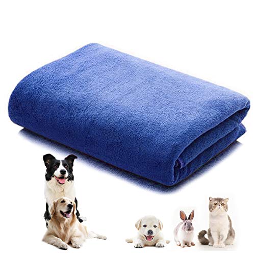 CattleyaHQ - Asciugamano per cani, 160 x 60 cm, in morbida microfibra assorbente, ad asciugatura rapida, grande asciugamano per cani, gatti, animali domestici
