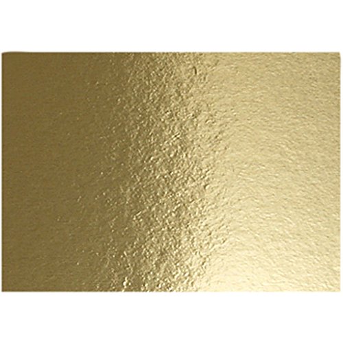 Cartoncino metallizzato, formato A4, 21 x 30 cm, 280 g, oro, 10 fogli