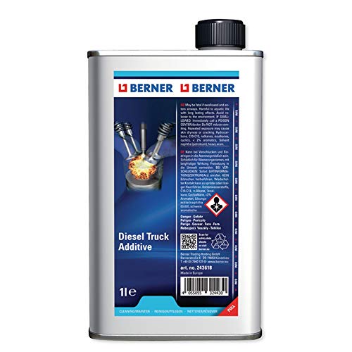 Berner Additivo Diesel, pulitore iniettori Motori Diesel Professionale da 1 l