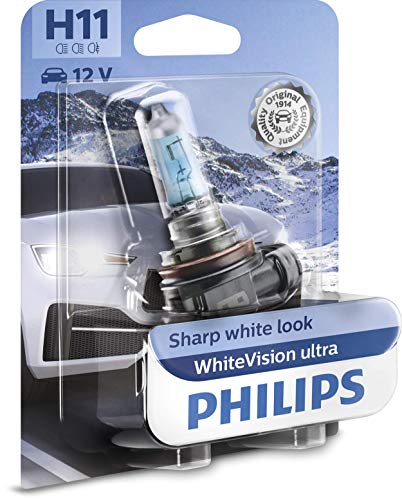 Philips WhiteVision ultra H11 lampadina fari auto, blister singolo