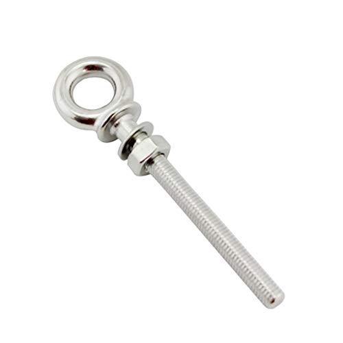 HaoYueDa Marine 316 in Acciaio Inox Lungo Lifting Eye Bulloni Golfari in Acciaio Inox for Immersioni subacquee Barca M6 * 60mm