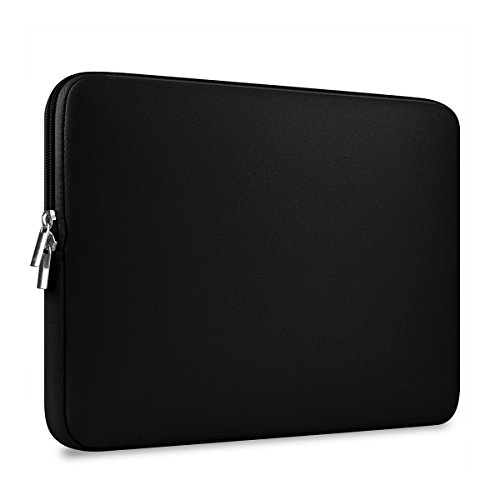 ROSENICE Custodie per PC Portatile 13 Pollici Macbook Mac Air Pro Retina (Nero Neoprene Impermeabile)