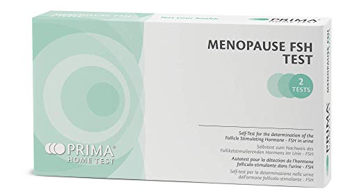 PRIMA Home Test - Test Menopausa Ultra-sensibile 25 mIU/mL - Ormone FSH (Urine) - 2 Test