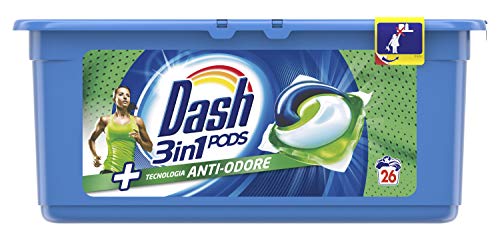 Dash Pods 3 in 1 Anti Odore specifico per capi sportivi - 26 pz.