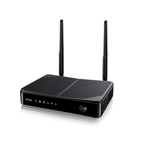 ZyXEL Router per Interni Wi-Fi LTE 4G Aperto con Slot SIM AC1200, 300 Mbps LTE-A, Nessuna configurazione Richiesta [LTE3301-PLUS]