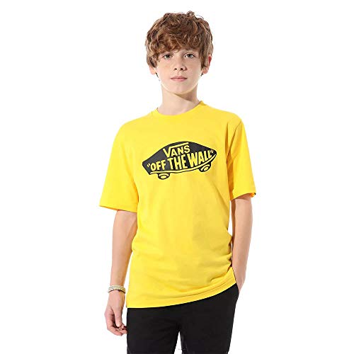 Vans Otw Boys T-Shirt, Lemon Chrome-Nero, M Bambino