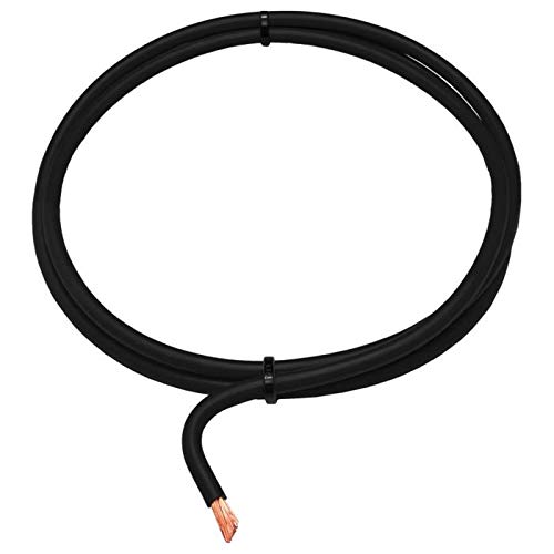 5m FLY vehicle cable nero 10mm² treccia autoveicolo cavo di carico avviamento