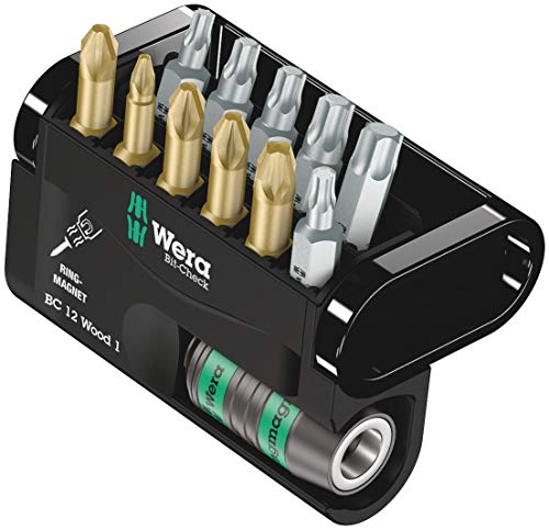 Wera 05057423001 Assortimento di Bit, Set di 12 Pezzi