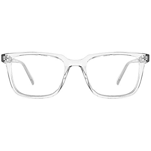 TIJN Optics Occhiali per Bloccare la Luce Blu bloccanti per il blocco della cefalea UV Occhiali retrò Unisex (uomini/donne)