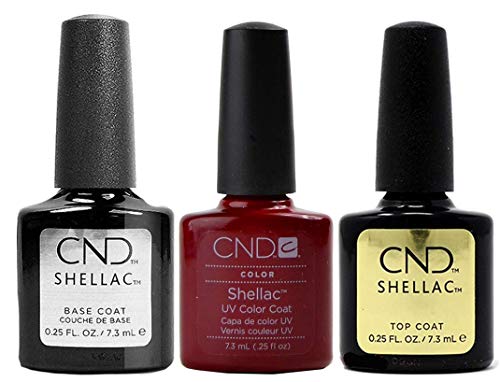 CND Original CND Shellac Decadence Plus Base Coat Plus Top Coat 7,3 ml, confezione da 1 (1 x 22 ml)