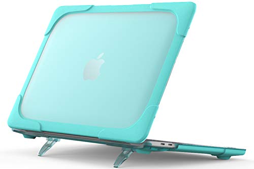 ProCase Custodia MacBook Pro 13 Pollici 2020 Cover[Modello: A2289 / A2251], Cover Rigida Sottile Protettiva con Cavalletto Pieghevole per MacBook Pro 2020 13,3 Pollici –Azzurro