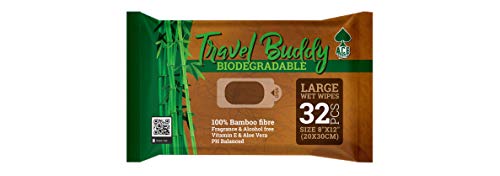 Salviettine Umidificate Grandi Biodegradabili - Perfette per stare freschi dopo Palestra, Sport, in viaggio, in Campeggio, Trekking accessori