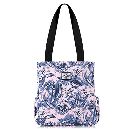 HAWEE Donna Borsa Tote con Zip Leggera Borsa a Tracolla Casual Borsa a Mano Moda Borsa a Spalla Grande Borsa della Spesa Impermeabile Borsetta per Viaggiare Scuola Lavoro Quotidiano Vita Yoga Spiaggia