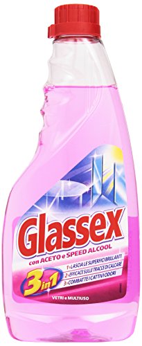 Glassex Ricarica Detergente per vetri con Aceto - 500 ml