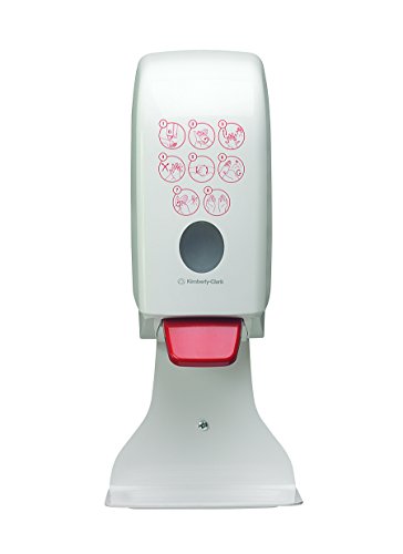 Aquarius 7124 Dispenser di Igienizzante per le Mani, Colore Bianco, 1 Litro