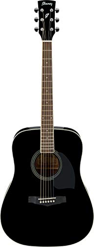 Ibanez PF15-BK chitarra acustica, nero