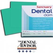 Dighe Dentali Dental Dam - Sanctuary Colore: verde Resistenza: pesante Aroma: menta Codice: 00340802