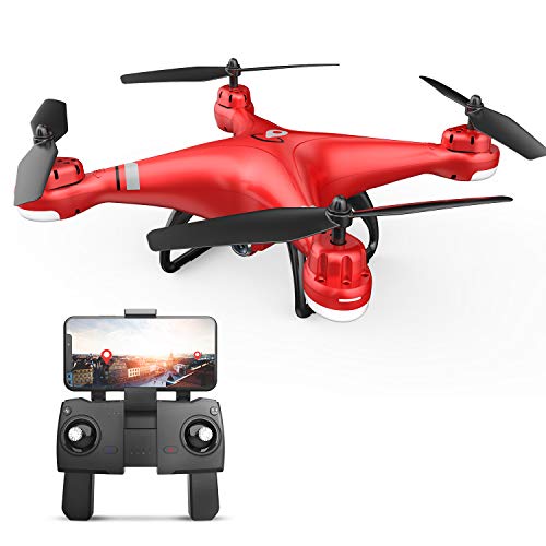Drone GPS Eanling HS110G con videocamera 1080P per adulti e bambini, quadricottero RC con videocamera WiFi FPV Live, ritorno automatico