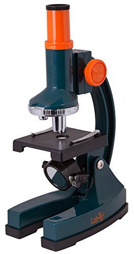Levenhuk Microscopio per Ragazzi LabZZ M1 con Kit di Accessori (Pipetta, Vetrini Vuoti, Coprivetrini, Adesivi per Vetrini e Sale Marino Inclusi)