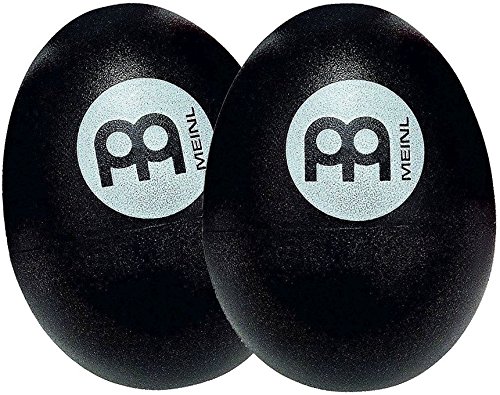 Meinl Percussion ES2-BK - Uova shaker (coppia), colore: Nero