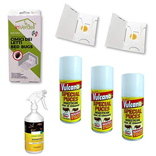 Nuisipro - Kit insetticida completo, trattamento anti-cimici da letto, azione shock e preventiva