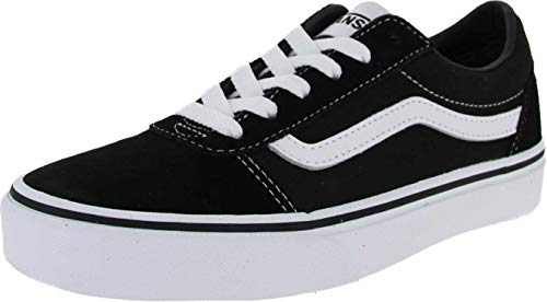 Vans Ward Sneaker, Bambino, Suede/Canvas Black/White Iju, 36 EU