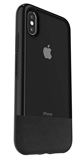 Otterbox 78-51568 Slim Bundle, Set Cover Antiurto Sottile e Proteggi Schermo in Vetro Temperato Performance Glass, Retro iPhone X/Xs, Nero