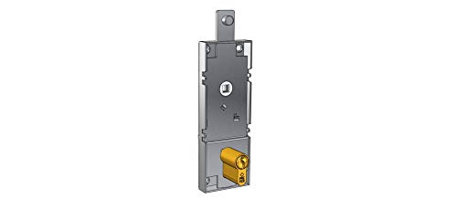 serratura per basculante/garage cilindro a profilo europeo interasse 70 mm