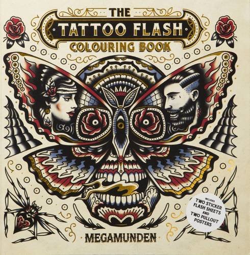 Tattoo Flash Colouring Book