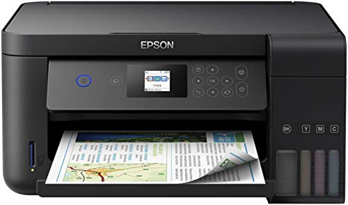 Epson EcoTank ET-2750 Stampante Inkjet 3-in-1, Stampa Fronte/Retro, Copia e Scansione, Connettività Wi-Fi e App, LCD da 3.7 cm, Nero